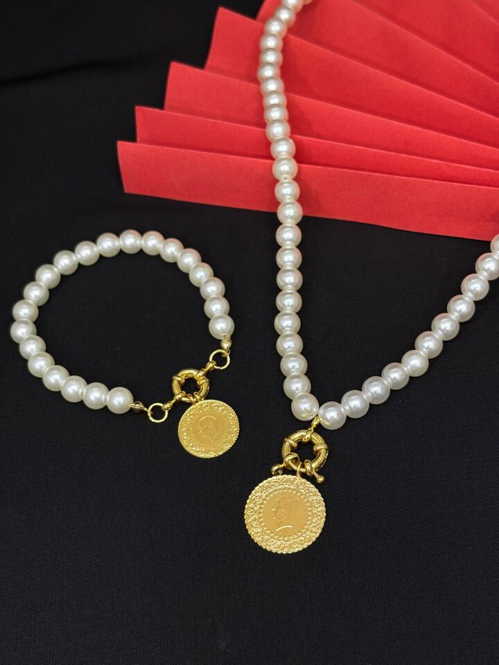 Melisa Takı & Aksesuar İmitasyon Çeyrek Set ( tam,yarım ve çeyrek set olarak kullanılır)